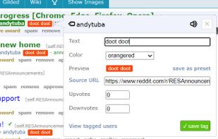 Reddit Enhancement Suite screenshot 2
