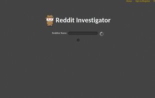 Reddit Investigator screenshot 1