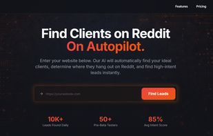 ReddLeads: Landing Page