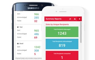 The RedFlag App for iOS and Android is a mobile version of the online mass notification system. It provides access to send SMS text, voice, and email messages to groups of any size, turning your phone or tablet into a powerful multichannel mass-messaging system.