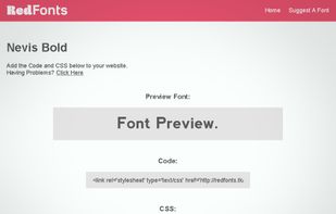 RedFonts screenshot 1