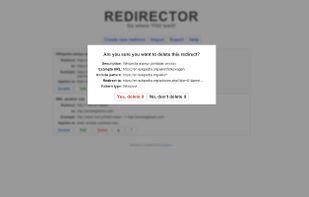 Redirector screenshot 2