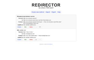 Redirector screenshot 1