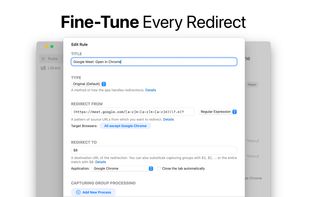 You can make highly detailed rules that exactly fit your needs.