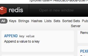 Redis Commander screenshot 3