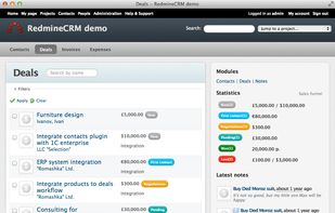 Redmine CRM screenshot 2
