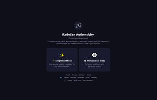 RedoSan Authenticity screenshot 1