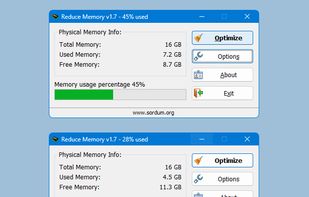 Reduce Memory screenshot 1