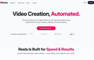 Reela AI is an AI-powered video generation platform that transforms scripts or URLs into polished, ready-to-publish videos—no editing or design skills required. 
