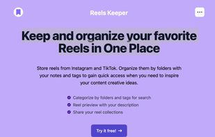 Reels Keeper screenshot 1