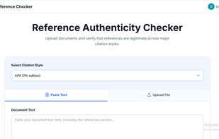 Reference Checker screenshot 1