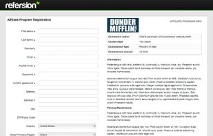 Refersion screenshot 1