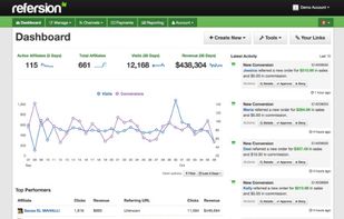 Refersion screenshot 1