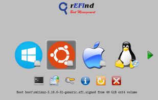 rEFInd - Boot Manager screenshot 1