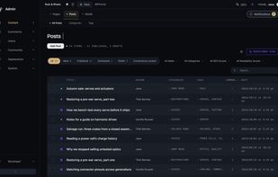 Refined Admin Dashboard screenshot 1