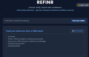 Landing page refinr