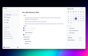 Reflect Notes screenshot 1