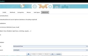 Types advanced options