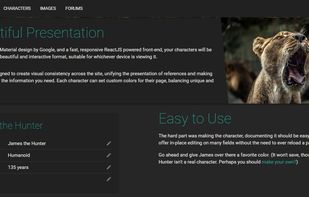 Refsheet.net screenshot 2