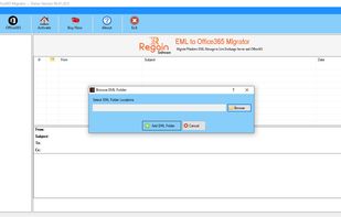 Regain EML to Office 365 Migrator screenshot 1