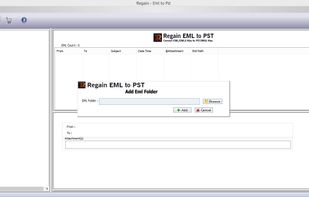 Regain EML to PST Converter screenshot 1