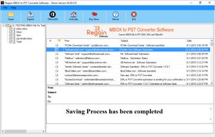 Regain MBOX to PST Converter screenshot 2
