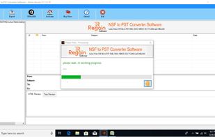 Regain NSF to PST Converter screenshot 3