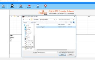 Regain OLM to PST Converter screenshot 2