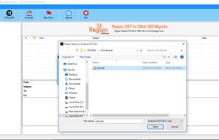 Regain OST to Office 365 Migration Tool screenshot 1