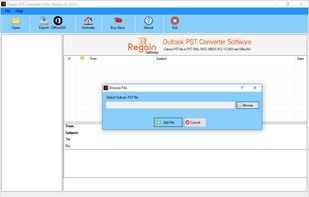 Regain Outlook PST Converter screenshot 1