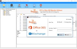 Regain PST to Office 365 Migration screenshot 3