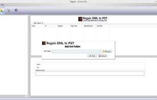Regain Windows Live Mail Converter screenshot 1