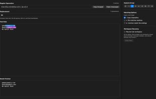 Regex screenshot 1