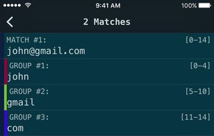RegEx Lab screenshot 1