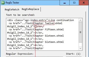 RegEx Tester screenshot 1