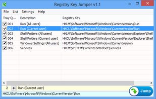 Registry Key Jumper screenshot 1