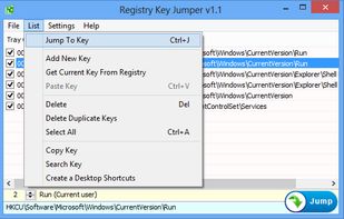 Registry Key Jumper screenshot 3