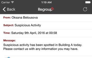 Regroup Mass Notification screenshot 3