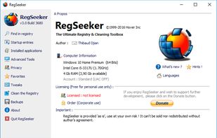 RegSeeker screenshot 1