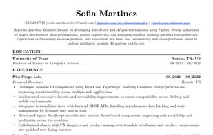 Pixel perfect Jakes's Resume template