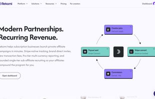 Rekomi homepage