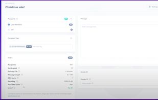 Campaign and message editor