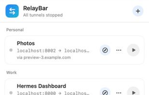 RelayBar screenshot 1
