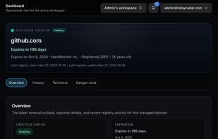 Relayradar screenshot 1