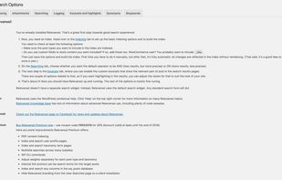 Relevanssi screenshot 1