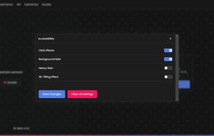 Accessability settings