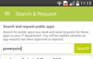 Relution screenshot 3