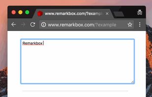 Remarkbox screenshot 1