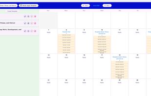 Calendar Page