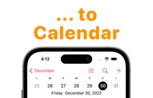 ...to Calendar